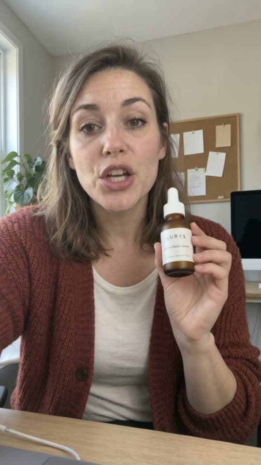 Example ad: Emma presents AUREL serum